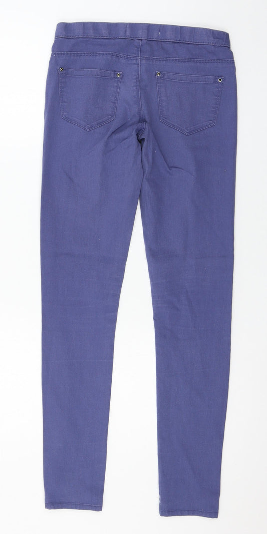 Denim & Co. Womens Blue  Denim Jegging Jeans Size 6 L29 in