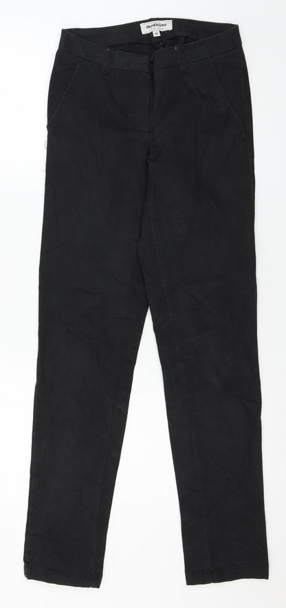 Medicine Womens Black   Trousers  Size 6 L29 in