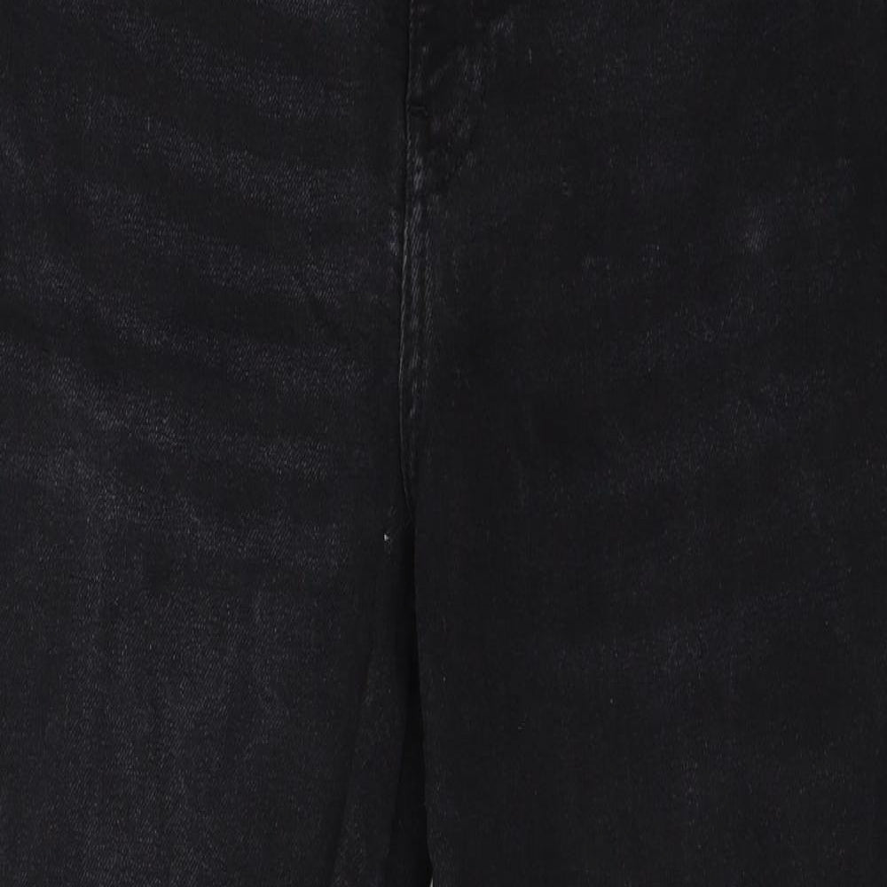 George Womens Black  Denim Skinny Jeans Size 12 L27 in