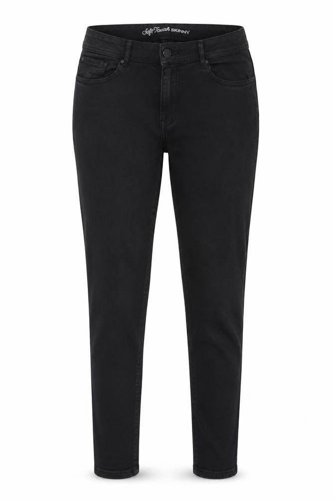 Womens Black  Denim Skinny Jeans Size 34 in L30 in