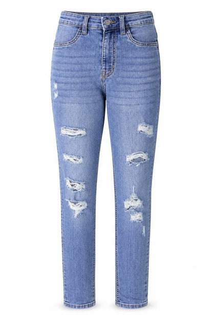 Womens UK Size 6 Divided Regular Fit Skinny Blue Jeans