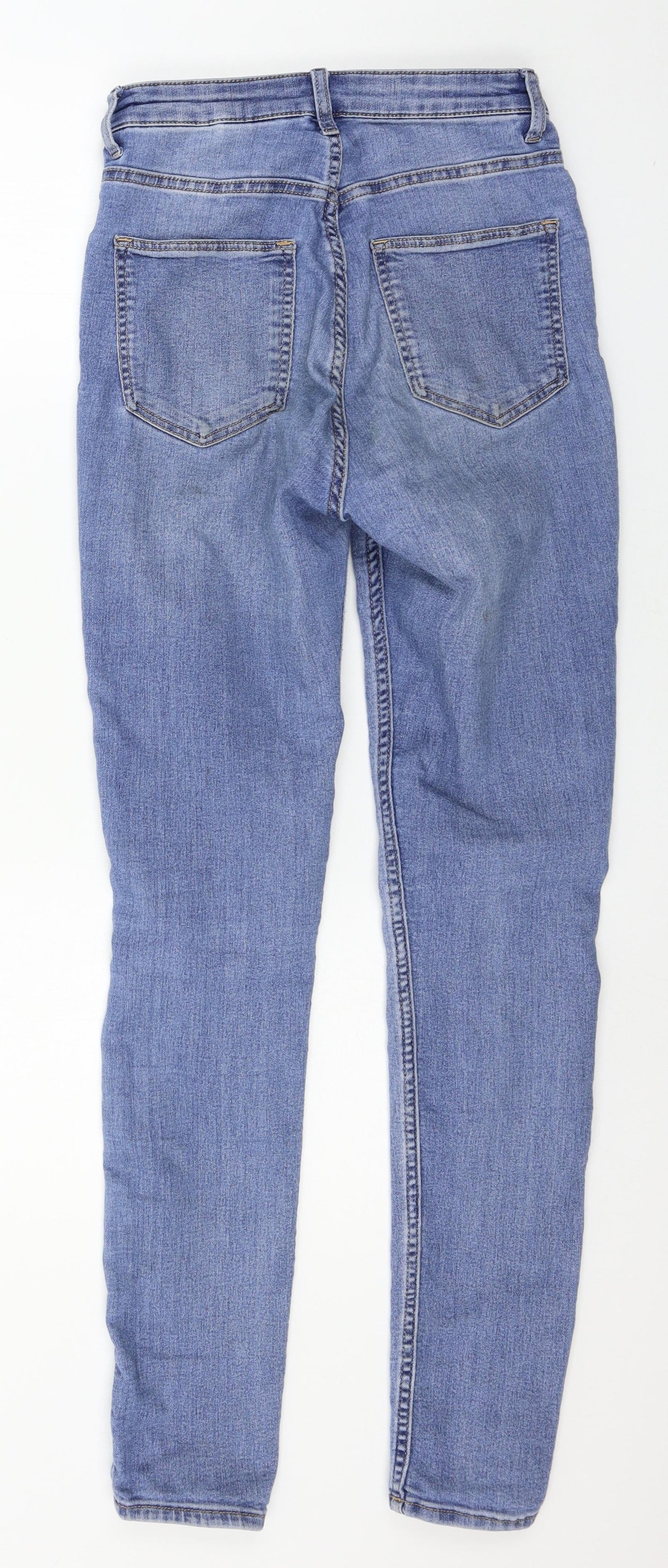 Womens UK Size 6 Divided Regular Fit Skinny Blue Jeans