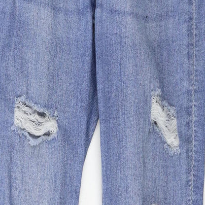 Womens UK Size 6 Divided Regular Fit Skinny Blue Jeans