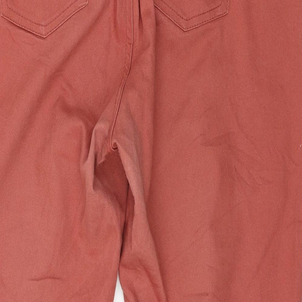 Denim & Co. Womens Red  Denim Skinny Jeans Size 18 L27 in