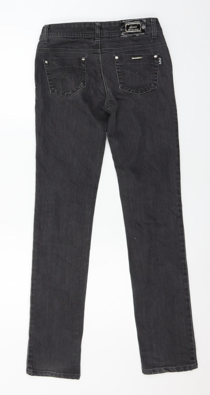 Slili Womens Black  Denim Skinny Jeans Size 28 in L31 in
