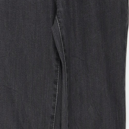 Slili Womens Black  Denim Skinny Jeans Size 28 in L31 in