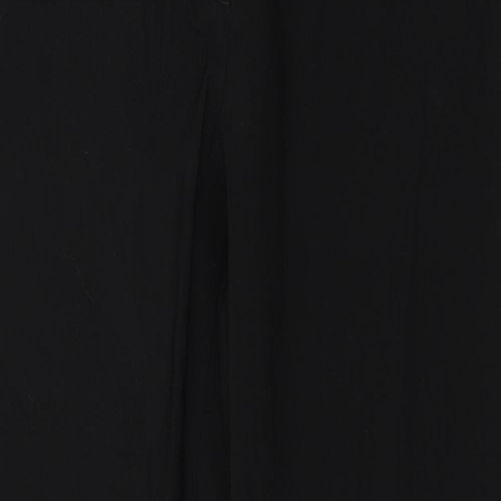 Womens UK Size 30 in Preworn Regular Fit  Black Trousers