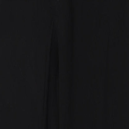 Womens UK Size 30 in Preworn Regular Fit  Black Trousers