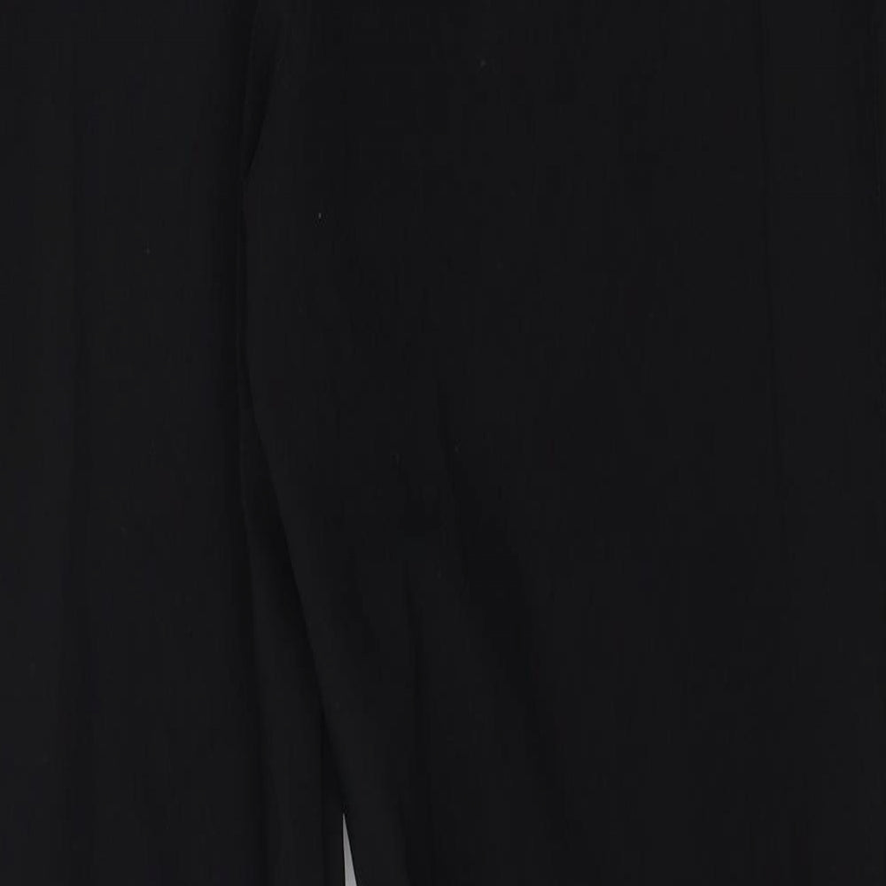 Womens UK Size 30 in Preworn Regular Fit  Black Trousers