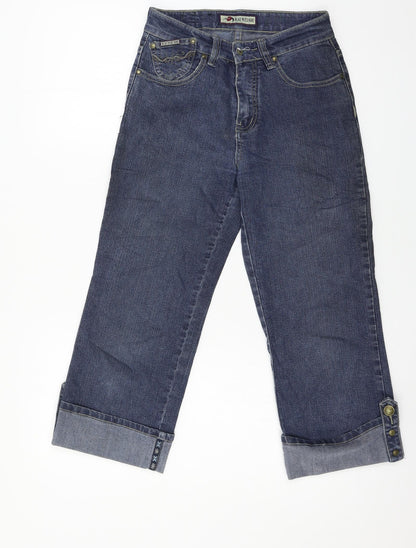 Kai Weishi Womens Blue  Denim Cropped Jeans Size 28 in L22 in
