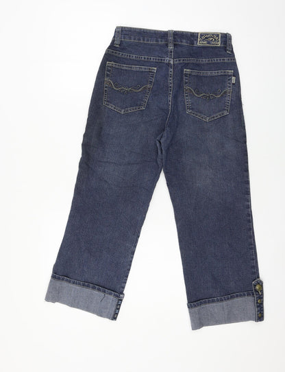 Kai Weishi Womens Blue  Denim Cropped Jeans Size 28 in L22 in