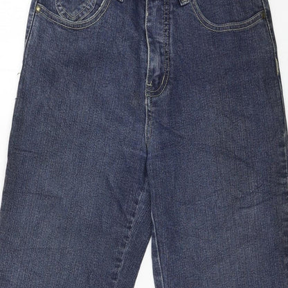 Kai Weishi Womens Blue  Denim Cropped Jeans Size 28 in L22 in