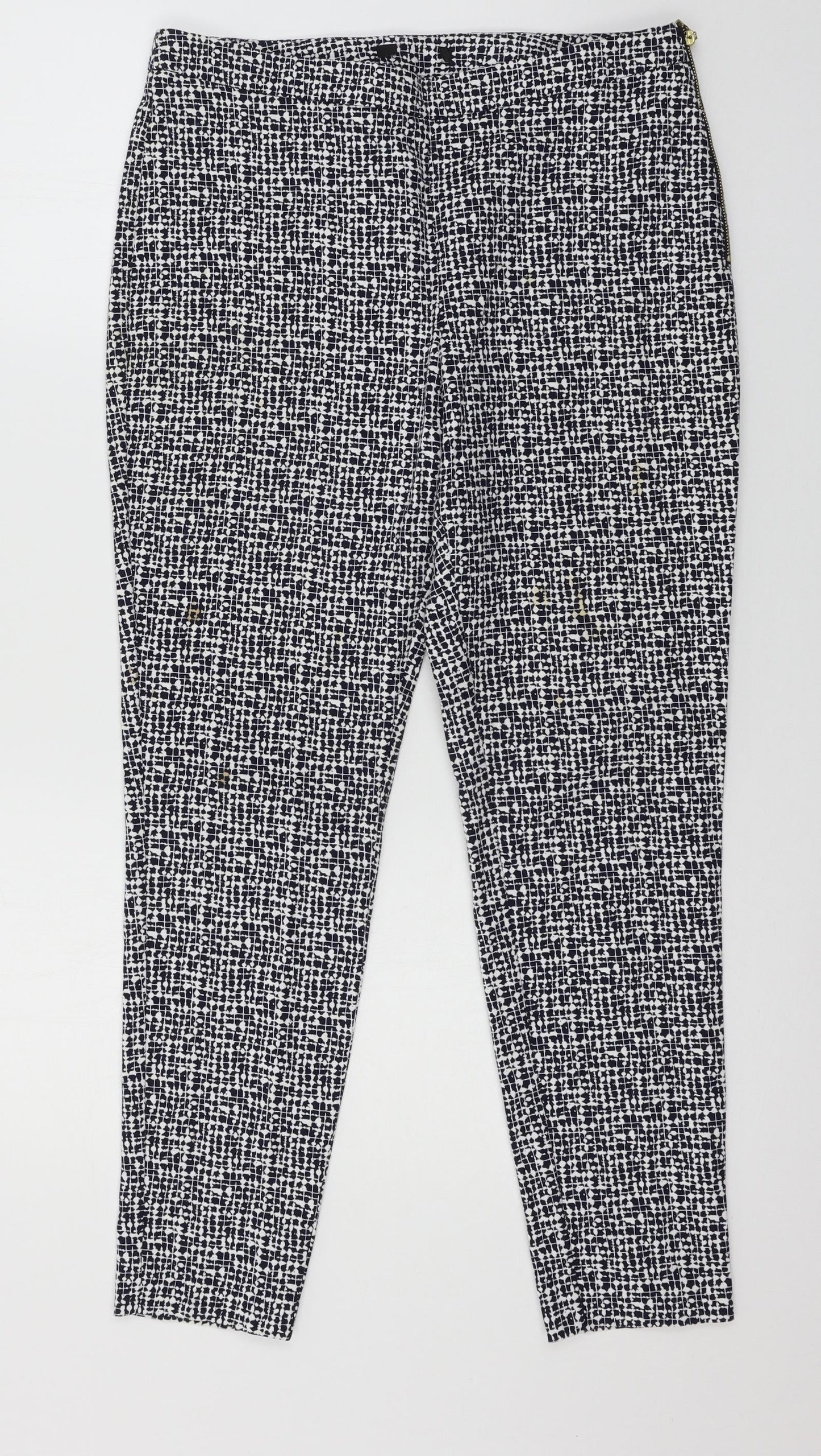 George Womens Black   Trousers  Size 10 L27 in