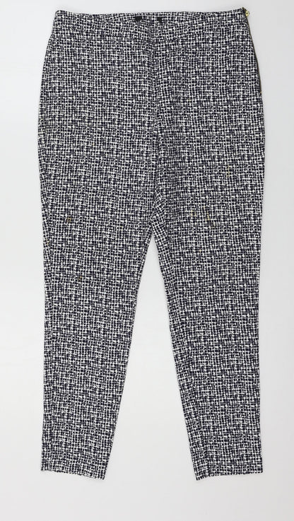 George Womens Black   Trousers  Size 10 L27 in