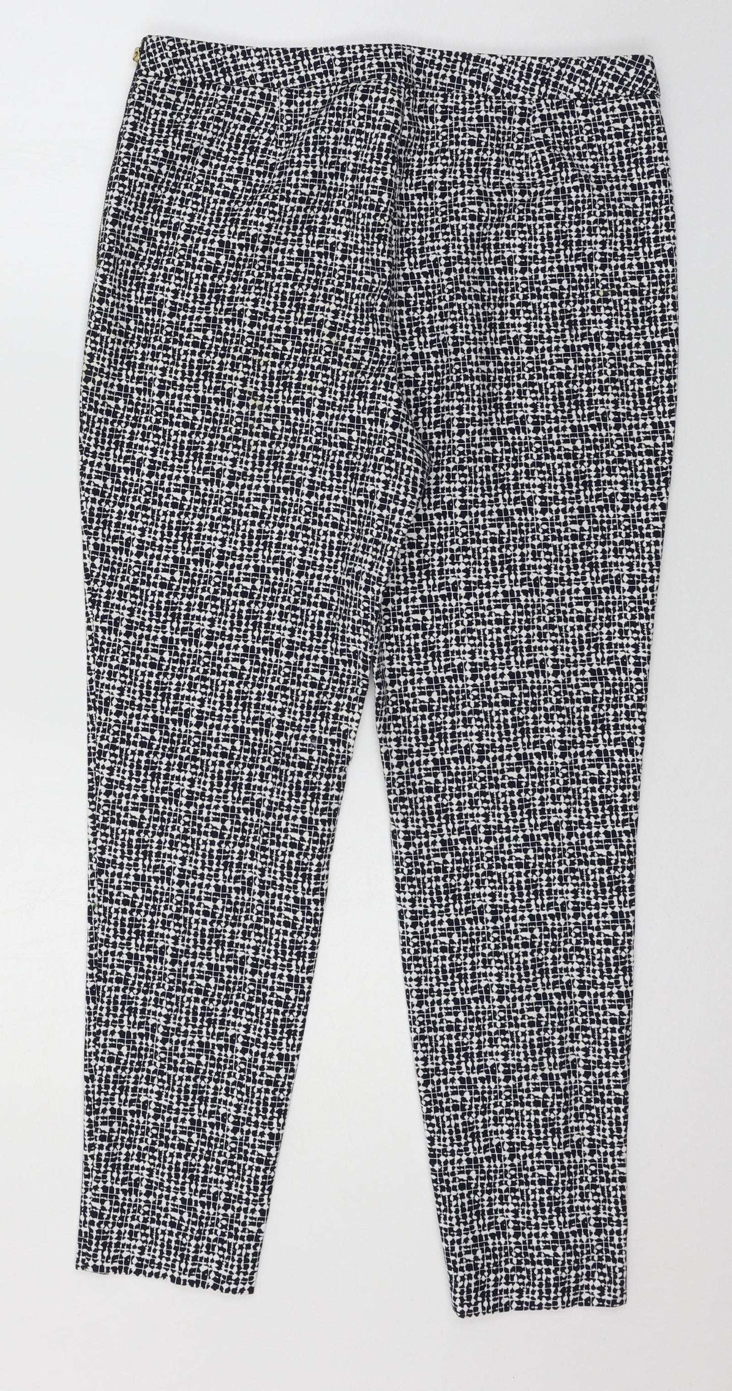 George Womens Black   Trousers  Size 10 L27 in