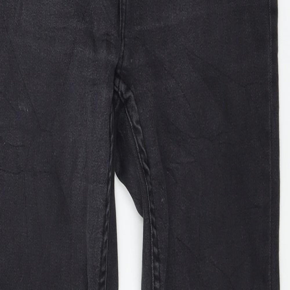 157 Womens Red Geometric Denim Skinny Jeans Size S L29 in