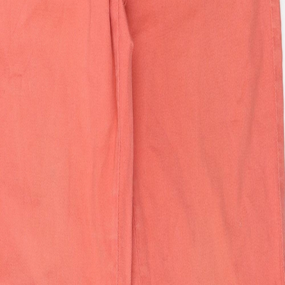 Zara Womens Orange  Denim Skinny Jeans Size 6 L31 in