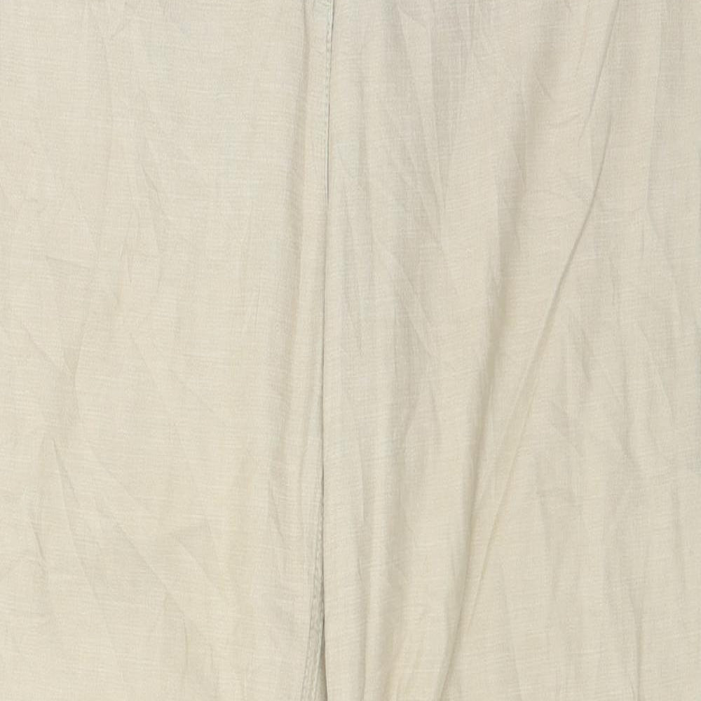 Womens UK Size 14 Per Una Regular Fit  Beige Trousers