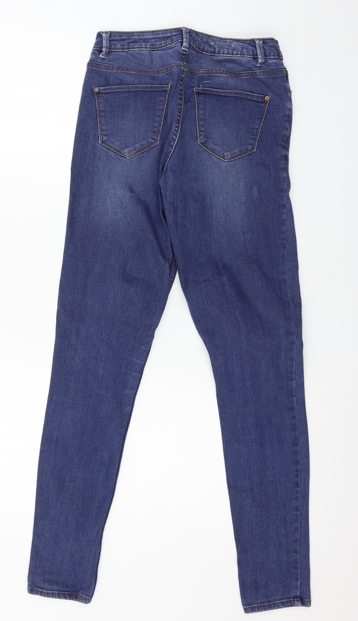 New Look Womens Blue  Denim Skinny Jeans Size 8 L30 in