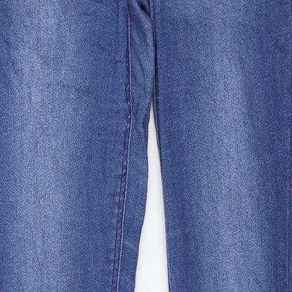 TALLY WEiJL Womens Blue  Denim Skinny Jeans Size 8 L28 in