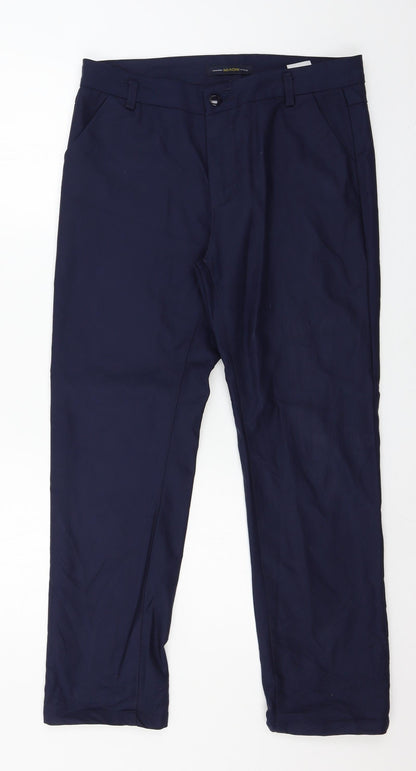 Miaoni Womens Blue   Trousers  Size 32 in L28 in