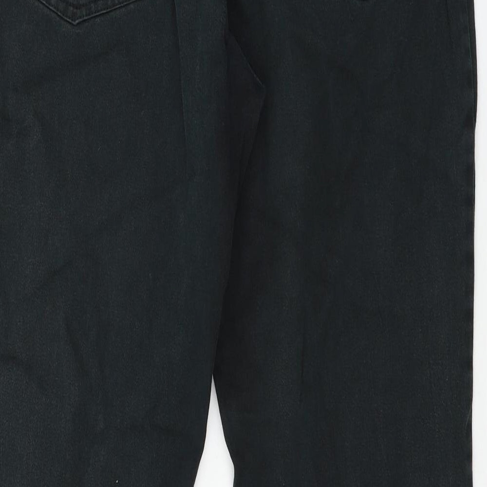 Claire DK Womens Green  Denim Straight Jeans Size 32 in L28 in