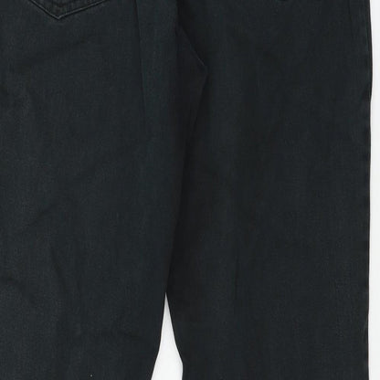 Claire DK Womens Green  Denim Straight Jeans Size 32 in L28 in