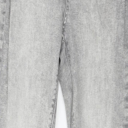 Denim & Co. Womens Grey  Denim Skinny Jeans Size 14 L26 in