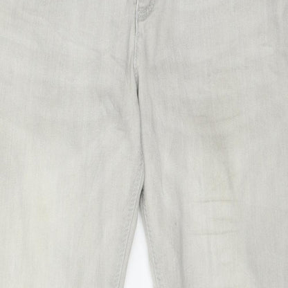 George Gina & Lucy Girls Grey  Denim Skinny Jeans Size 13 Years - distressed