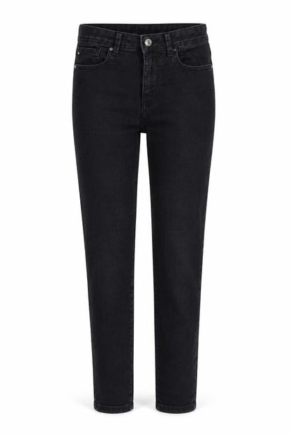 Womens UK Size 10 Denim & Co. Regular Fit Skinny Black Jeans