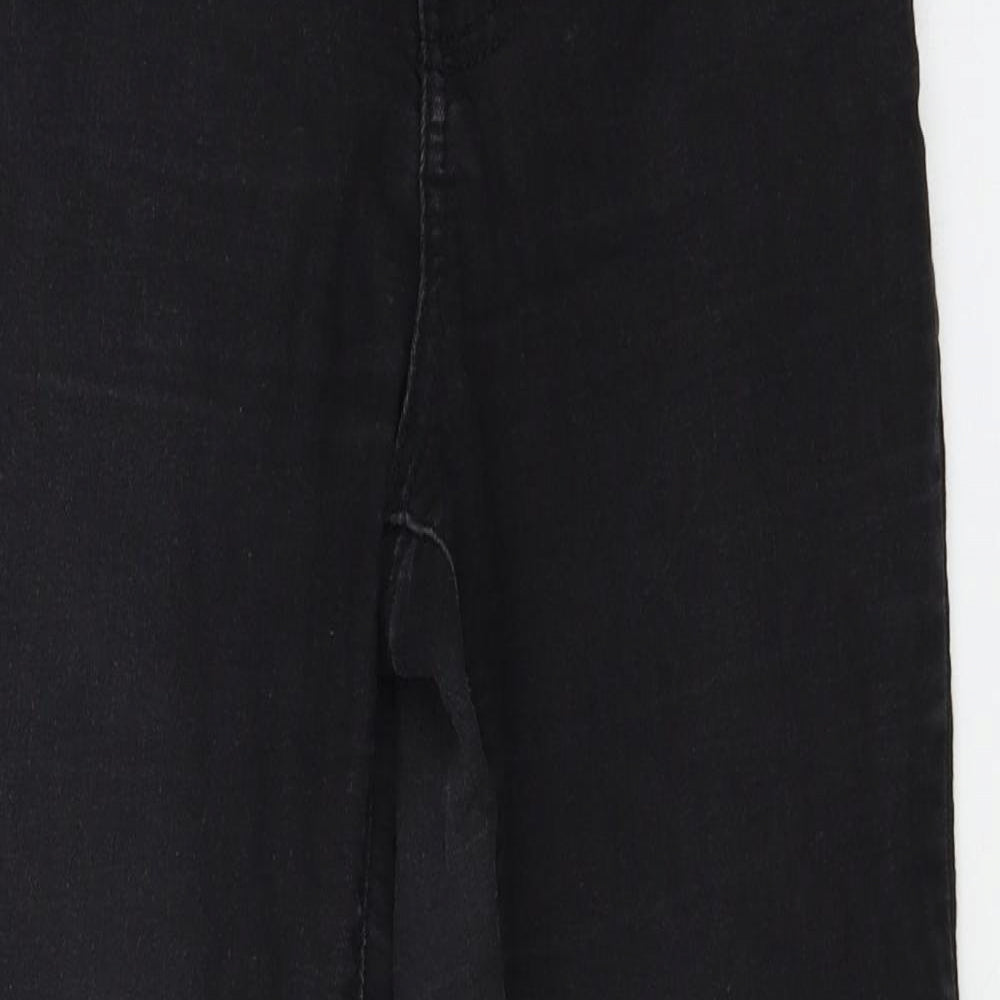 Denim & Co. Womens Black  Denim Skinny Jeans Size 10 L24 in