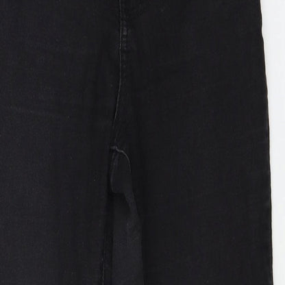 Denim & Co. Womens Black  Denim Skinny Jeans Size 10 L24 in