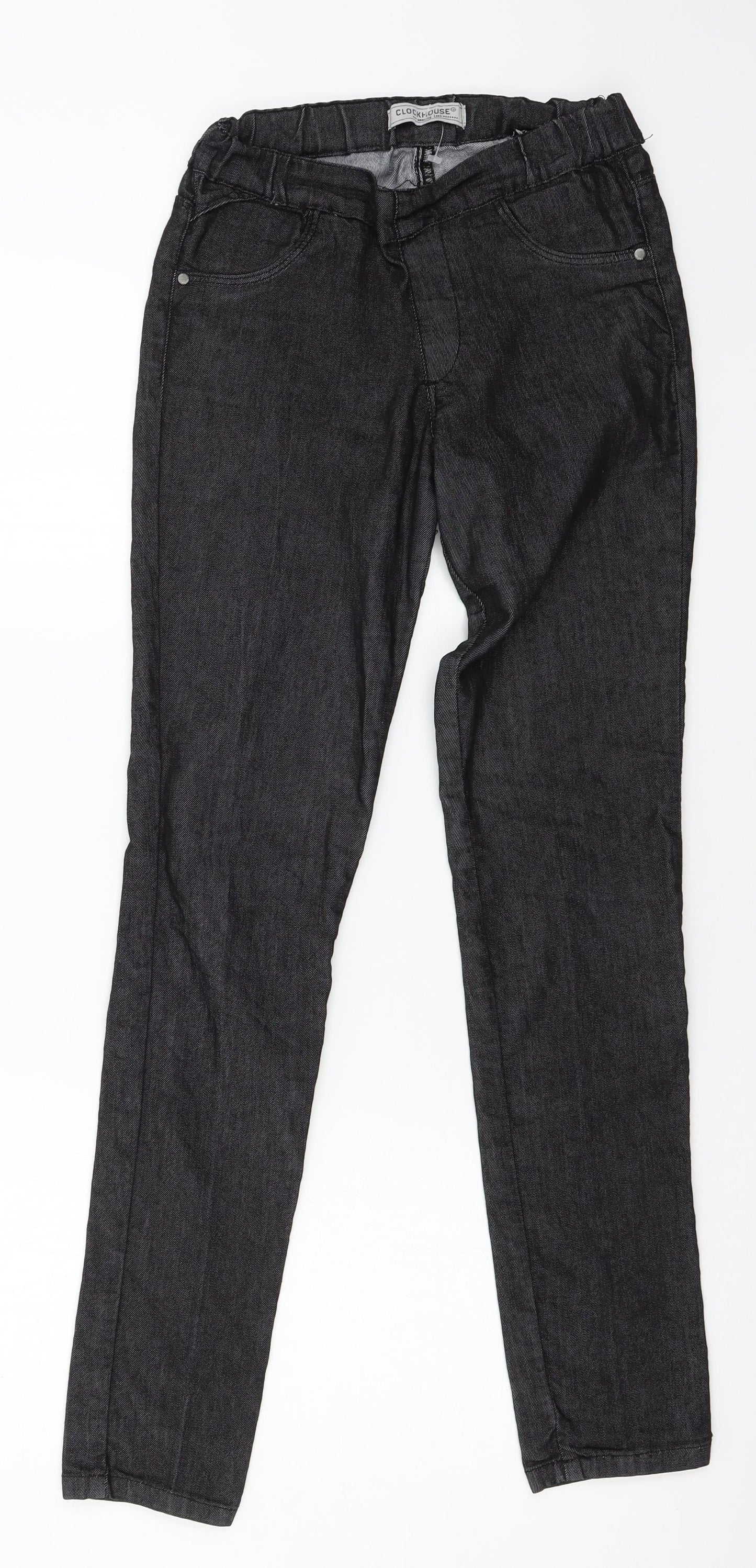 Clockhouse Womens Grey  Denim Skinny Jeans Size 8 L30 in