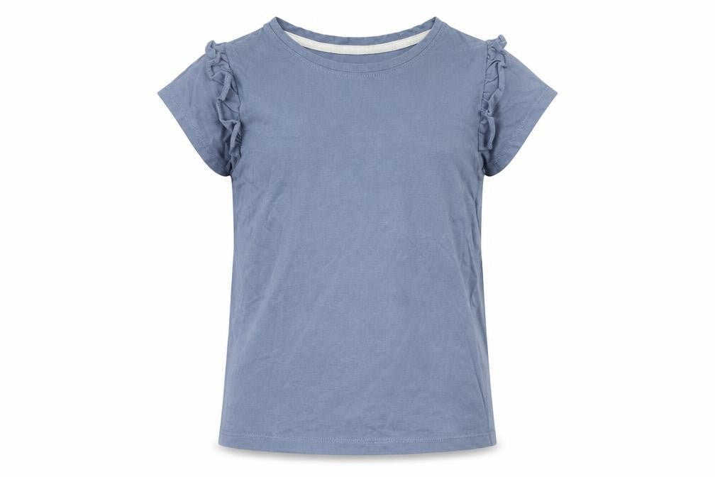 LILY&DAN Boys Grey   Basic T-Shirt Size 7-8 Years