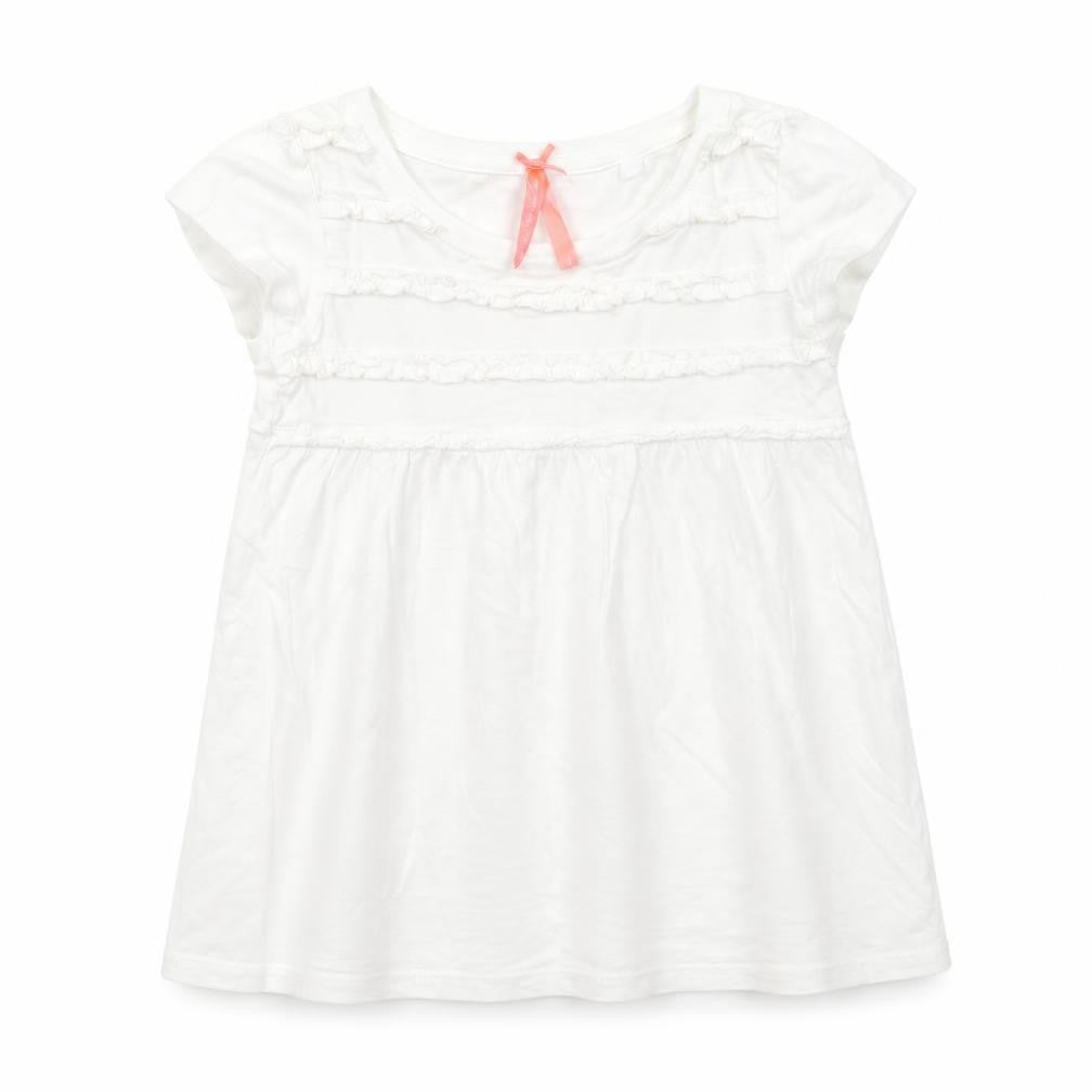 Next Girls White   Basic T-Shirt Size 6 Years