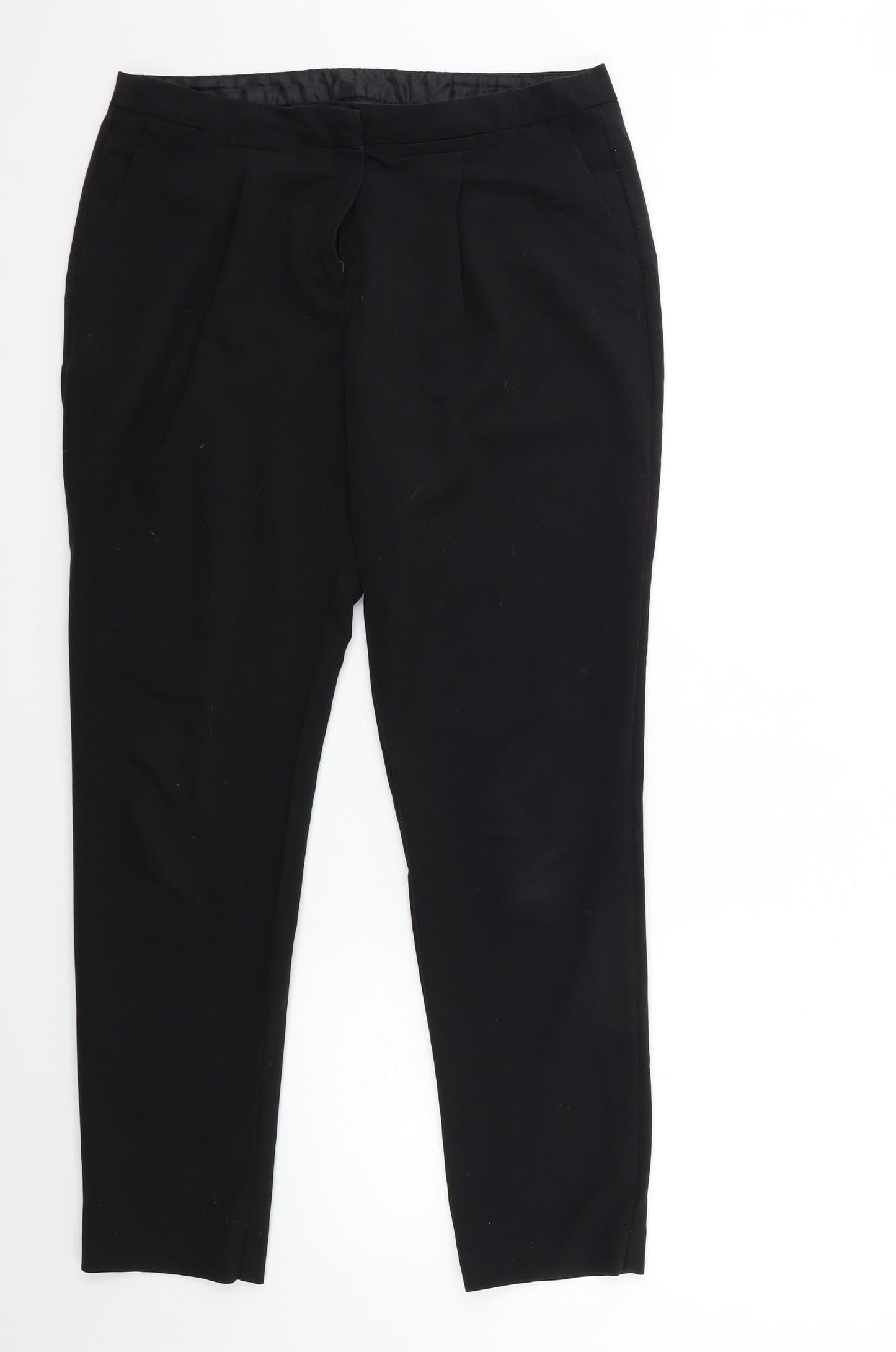 New Look Womens Black   Trousers  Size 12 L29 in