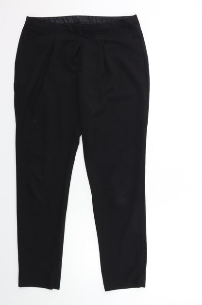 New Look Womens Black   Trousers  Size 12 L29 in