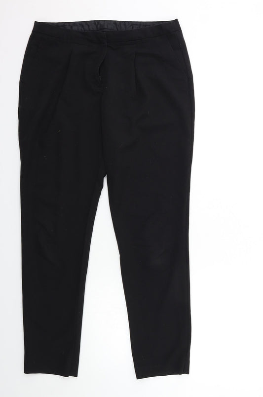 New Look Womens Black   Trousers  Size 12 L29 in