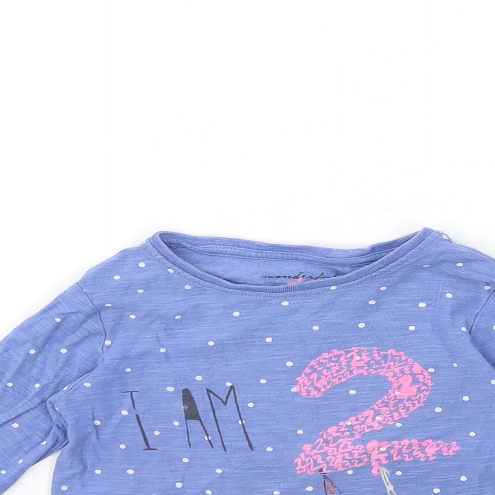 NEXT Baby Blue   Basic T-Shirt Size 18-24 Months  - I'M 2