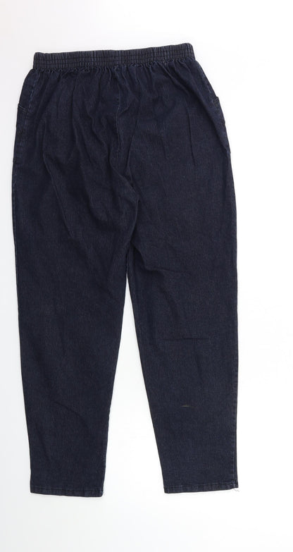 Womens UK Size 32 in Preworn Regular Fit Straight Blue Jeans