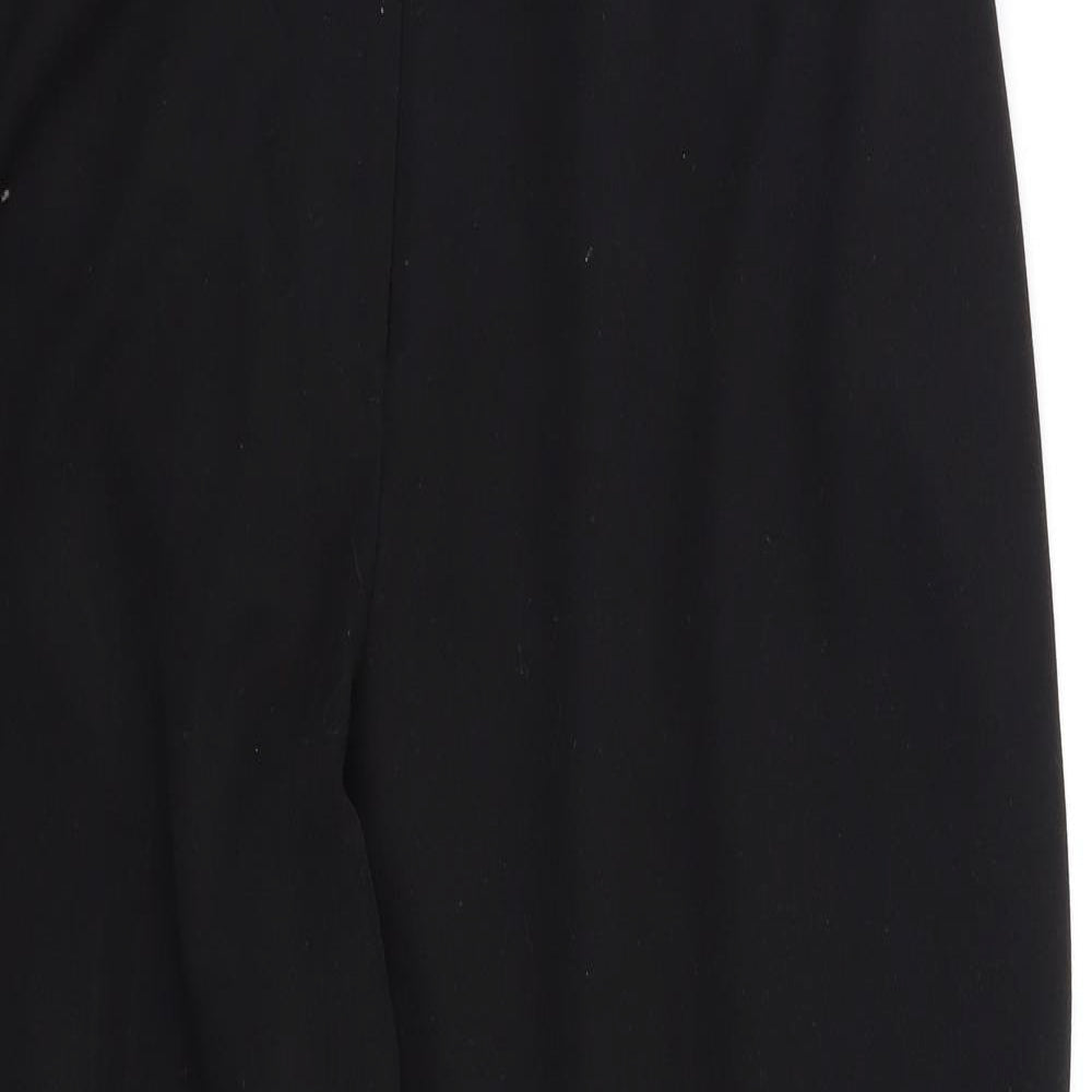 Womens UK Size 42 in Preworn Regular Fit  Black Trousers
