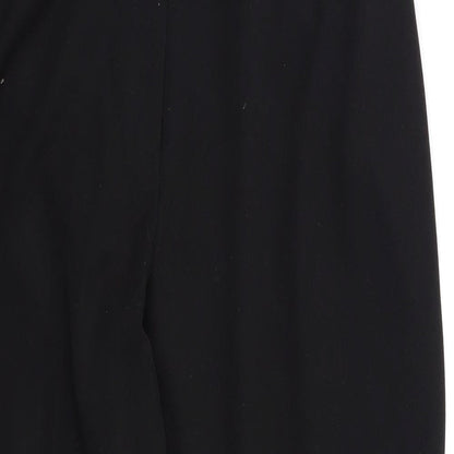 Womens UK Size 42 in Preworn Regular Fit  Black Trousers
