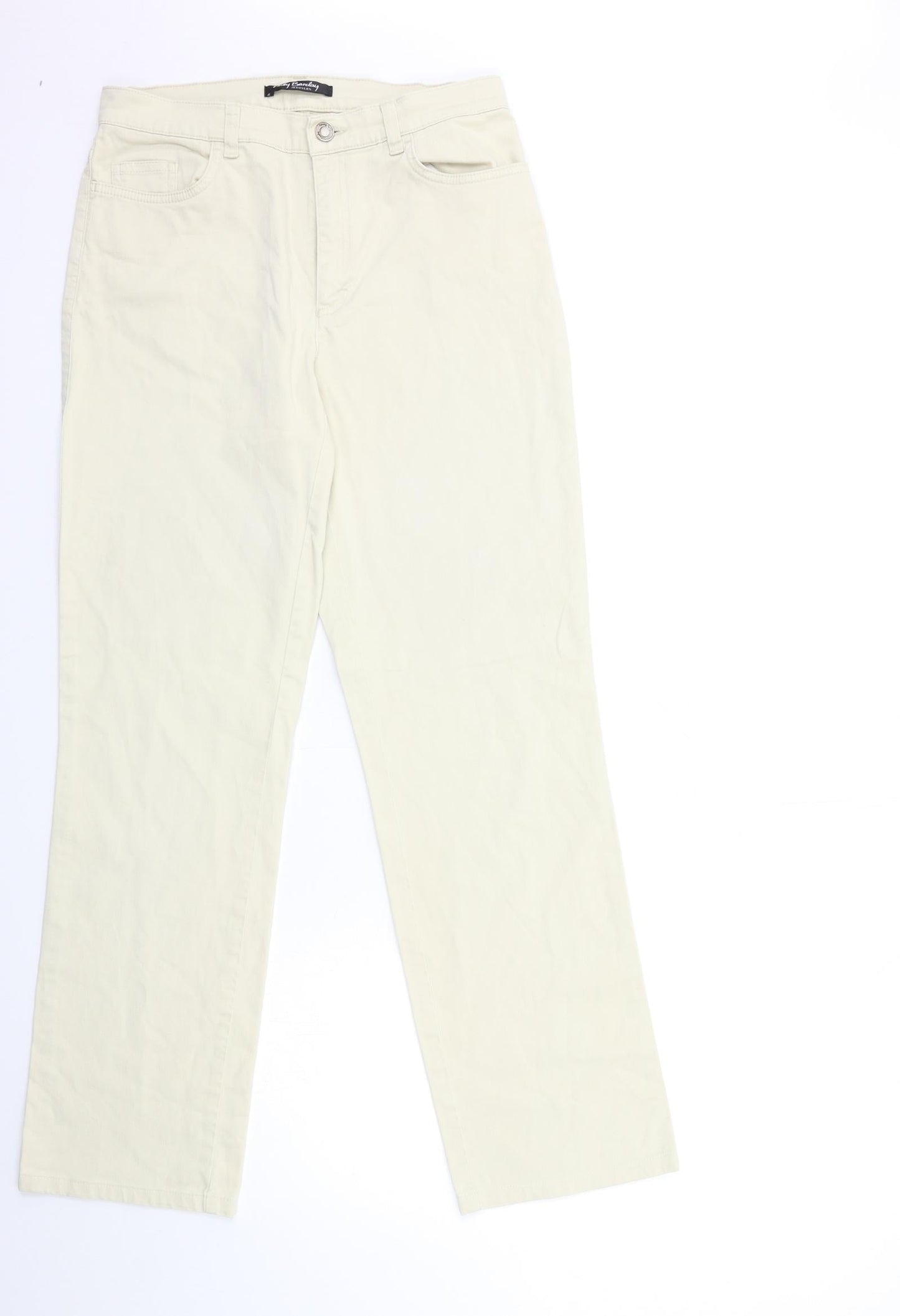 Betty Barclay Womens Beige   Trousers  Size 38 L30 in