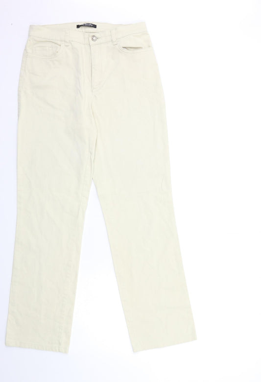 Betty Barclay Womens Beige   Trousers  Size 38 L30 in