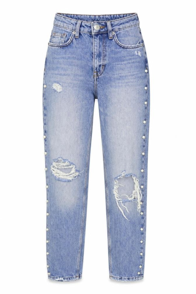 Womens UK Size 6 H&M Regular Fit Straight Blue Jeans