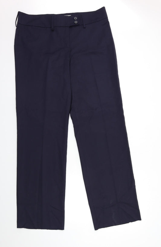 Brook Taverner Womens Blue   Trousers  Size 36 in L34 in
