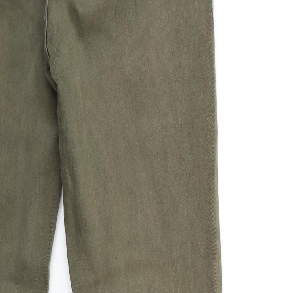 QUEEM HEARTS Womens Green  Denim Skinny Jeans Size L L30 in