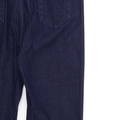 Preworn Womens Blue  Denim Straight Jeans Size 30 in L25 in