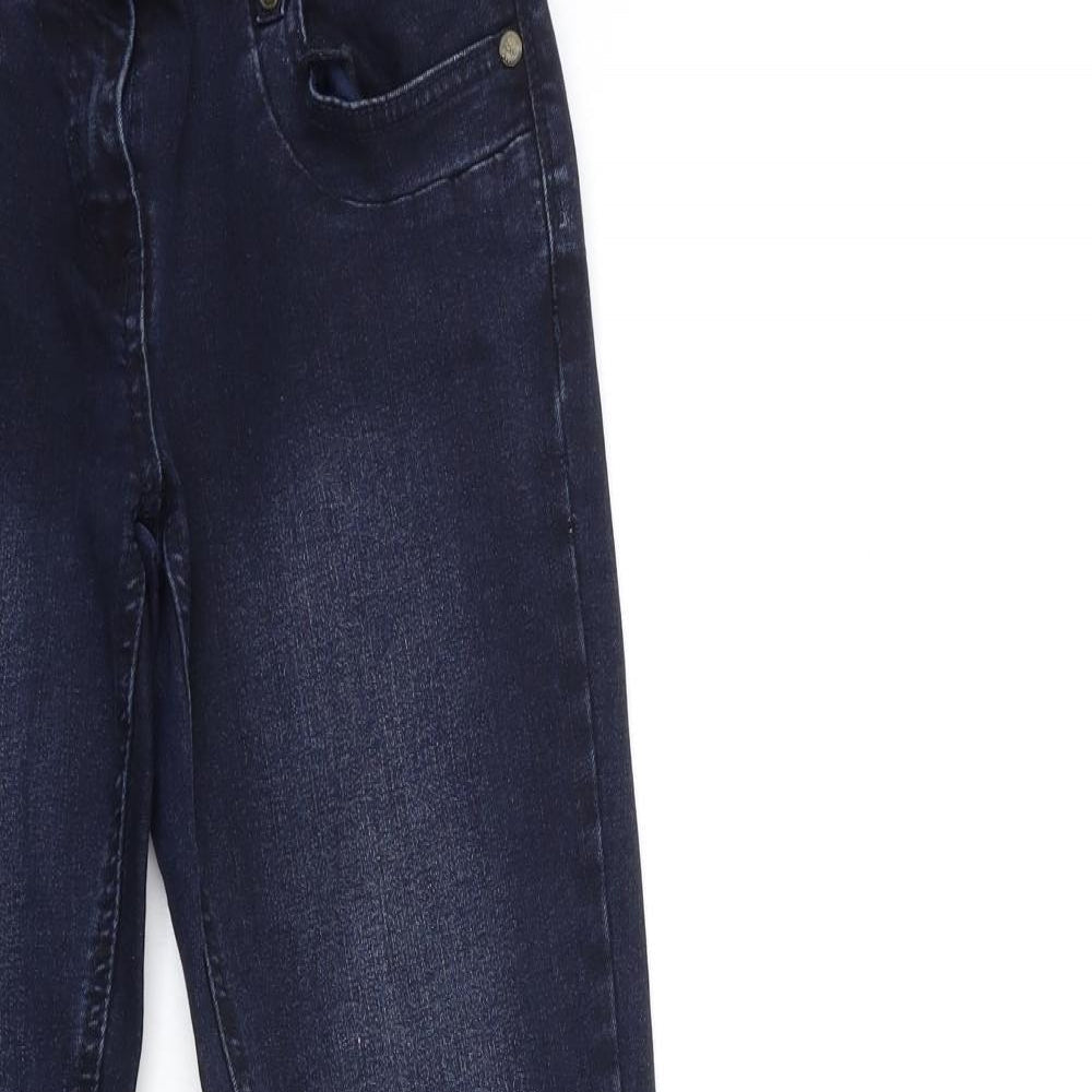 Denim 24/7 Womens Blue  Denim Skinny Jeans Size 10 L29 in