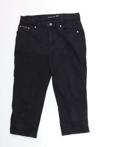 KAIUEISHI Womens Black   Cargo Trousers Size 33 in L22.5 in